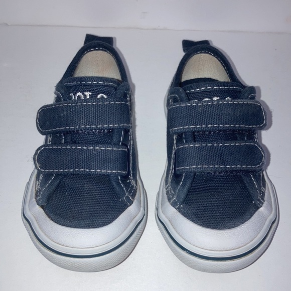 2 for $25 RALPH LAUREN POLO Shoes Baby Shoes Infant size 5 Navy & White RL Polo - Picture 2 of 9
